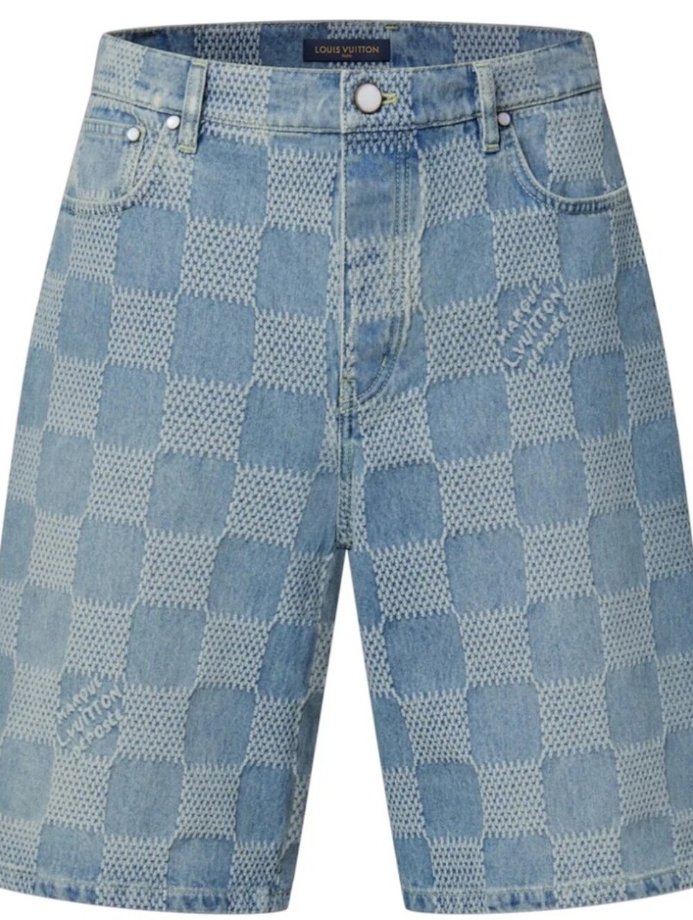 Louis Vuitton 3D Damier Denim Shorts